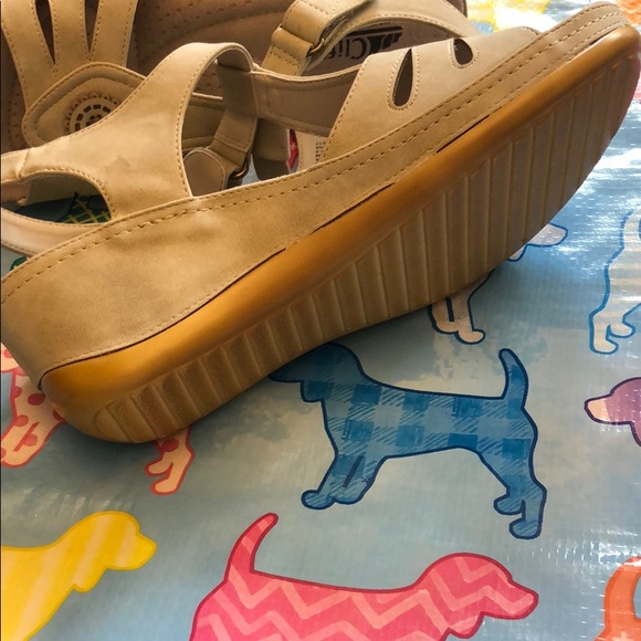 sandals wedge size 9 women’s - Picture 4 of 9